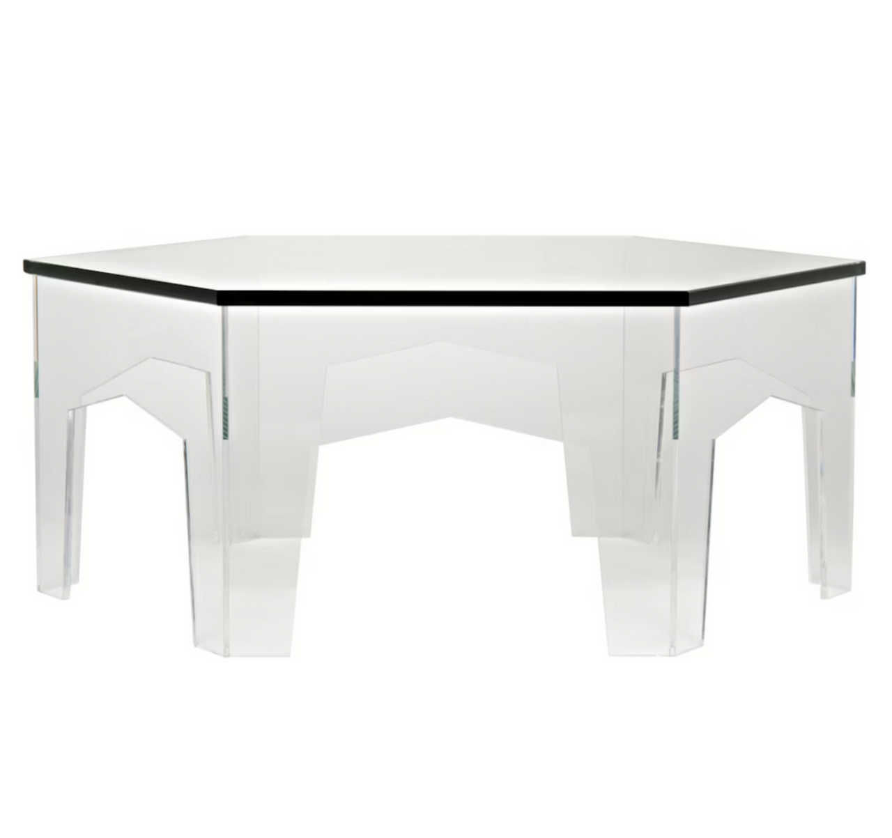 Exotic Moroccan Acrylic Coffee Table