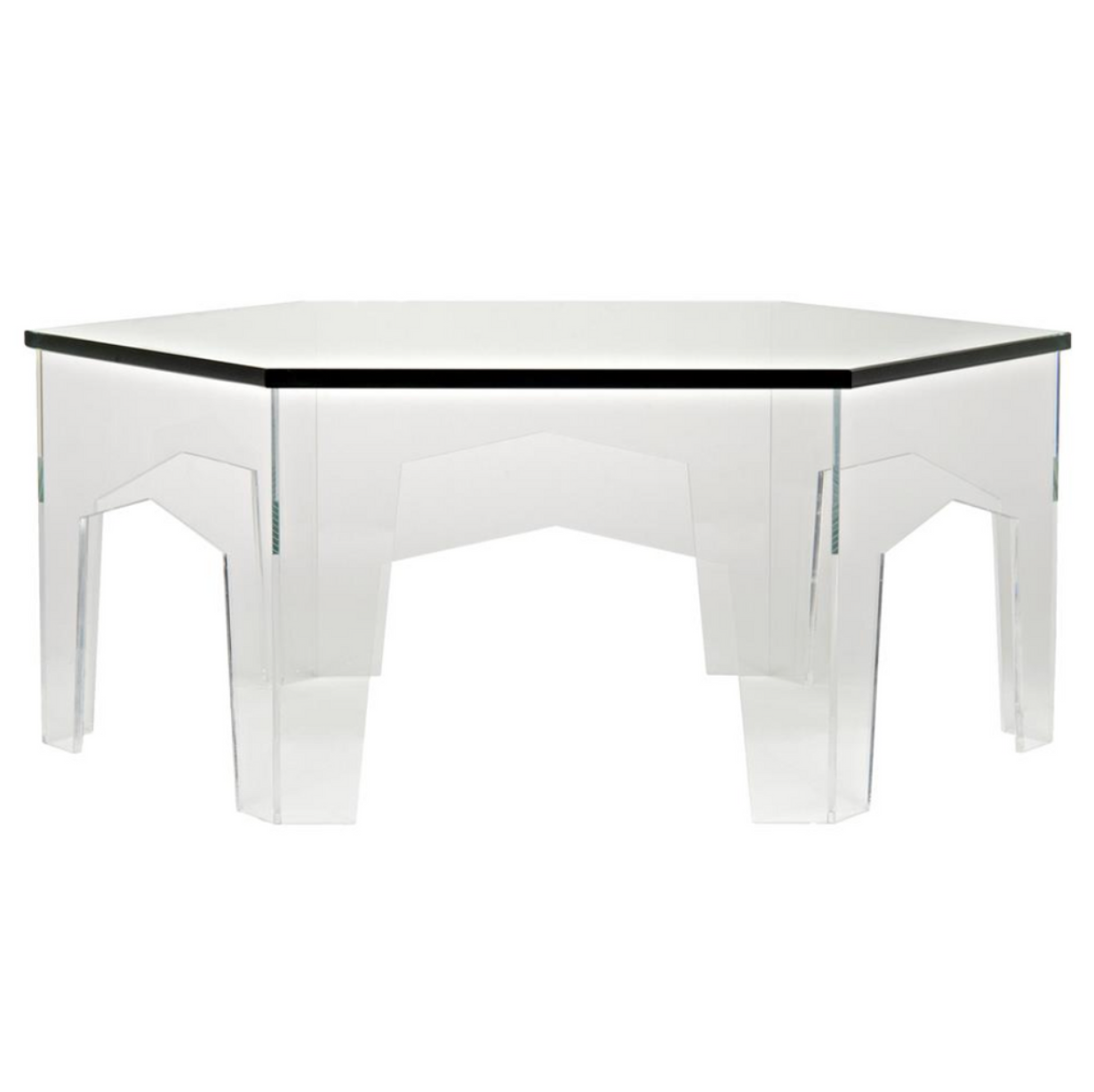 Exotic Moroccan Acrylic Coffee Table