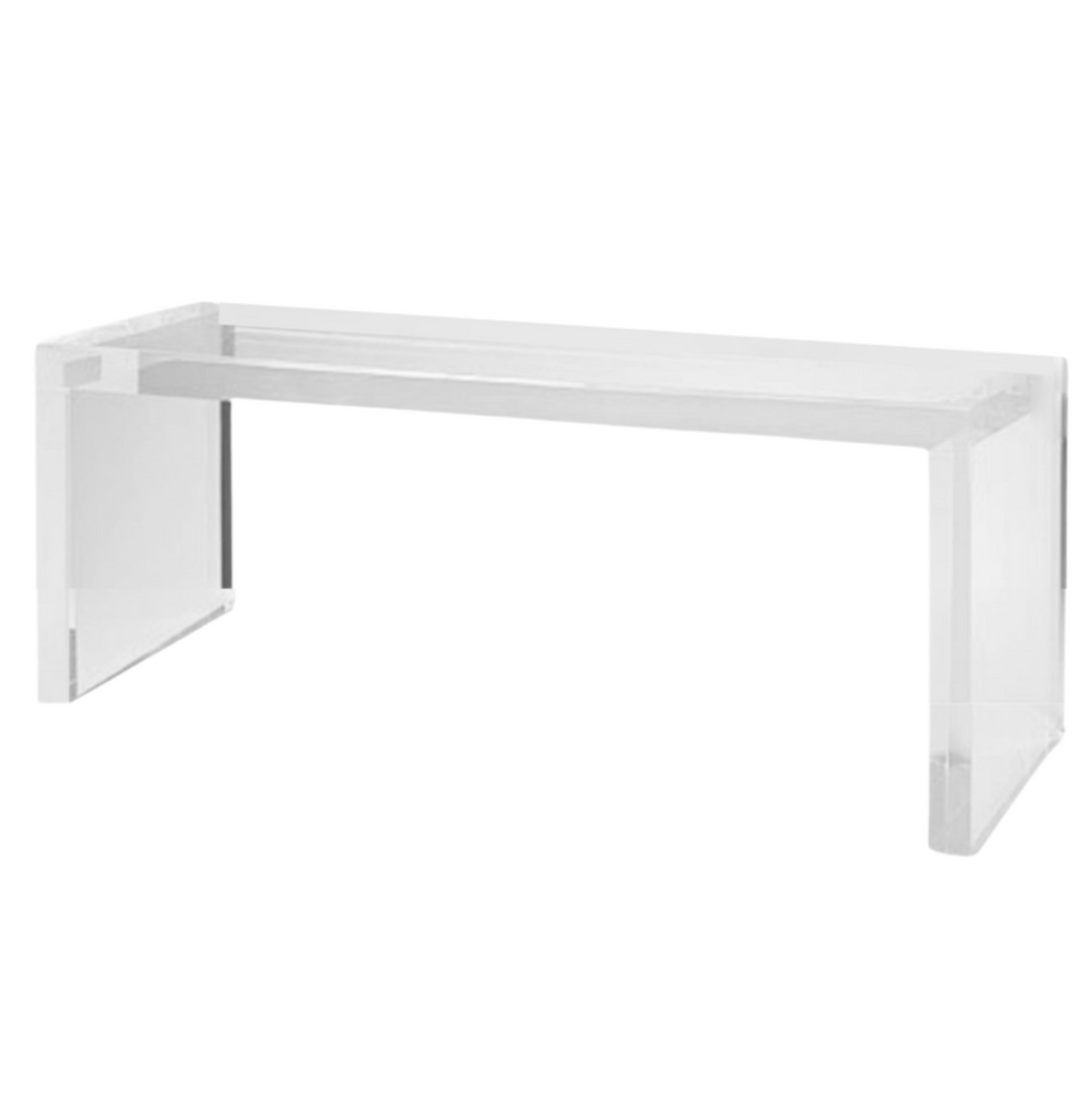 Modern Acrylic Slab Bench