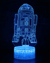 Thumbnail for Star Wars R2-D2 Robot 3D Optical Illusion Lamp